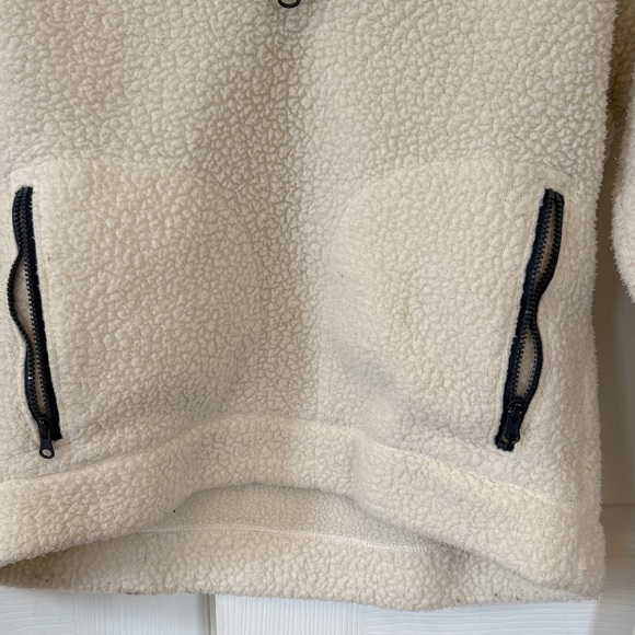 J. Crew Cream Sherpa with Black Accents size XXS - Picture 6 of 10